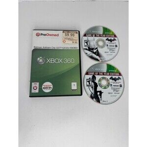 Batman Arkham City Game Of The Year Platinum Hits - Microsoft Xbox 360 Rep Case
